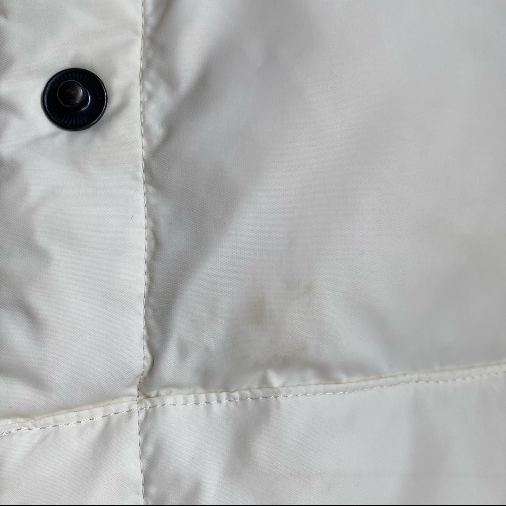 Lands' End Off-White Puffer Vest, S - Picture 4 of 16